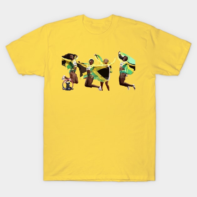 Team Jamaica T-Shirt by Double A Media